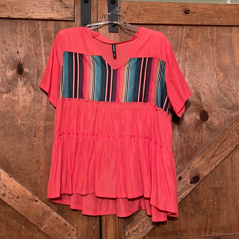 Crazy Train top from western boutique size med